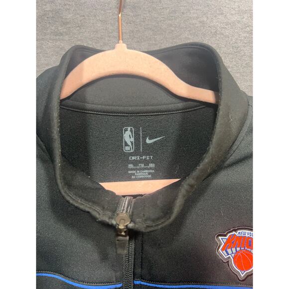 Nike New York Knicks Dri-Fit Full-Zip Jacket Black Size XXL - Picture 6 of 11
